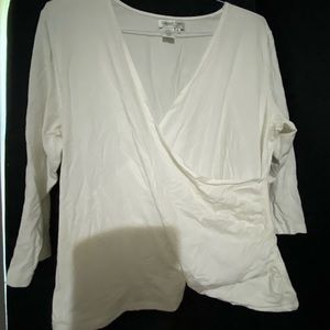 Beautiful white Coldwater Creek Top